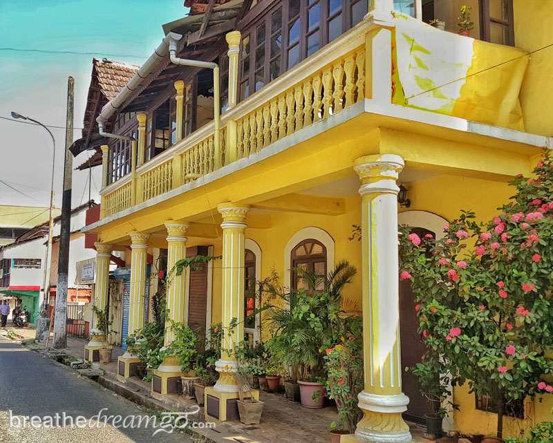 Goa, restaurant, travel, culture, attractions, India, history, Latin Quarter, house