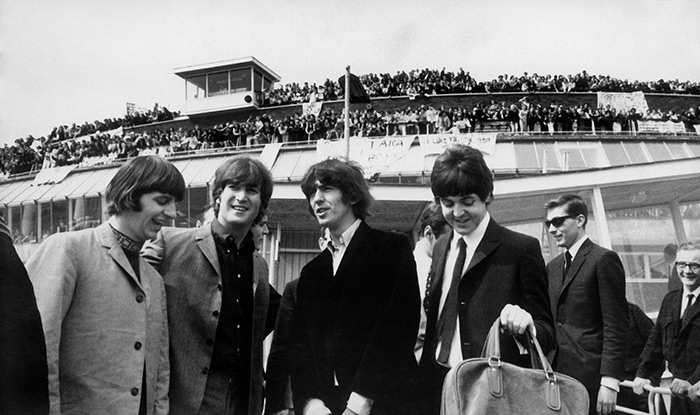 The Beatles arrive at Heathrow Image by Heathrow Airports Limited