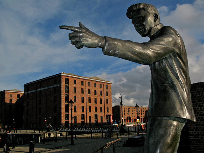 Billy Fury statue. VisitEngland/Mark McNulty / Visit England