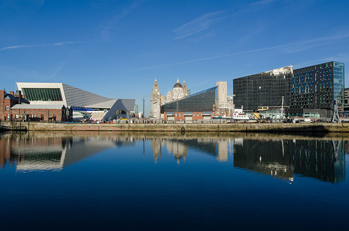 Liverpool's Pier Head. VisitEngland/Mark McNulty / Visit England