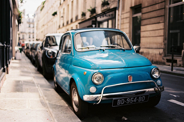 Fiat 500 in Paris