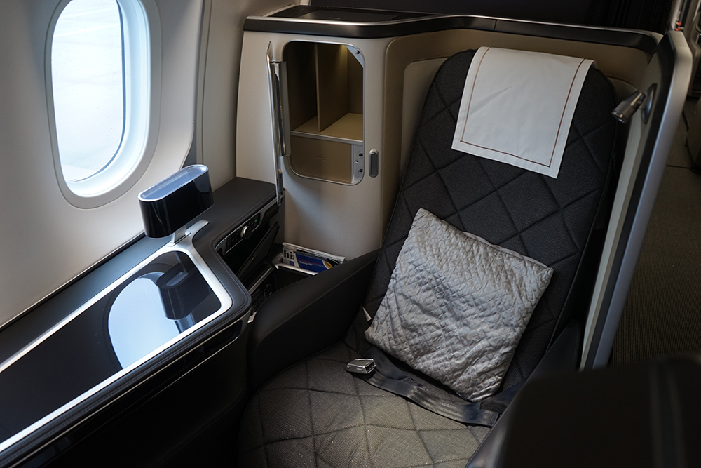 British Airways First Class Seat Dreamliner