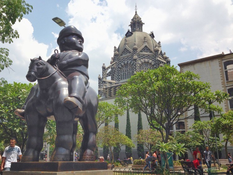 Plaza Botero Medellin Colombia