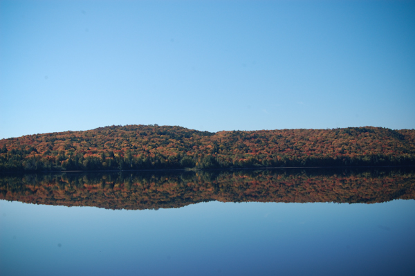 Algonquin-Park in Autumn Ontario-Canoe Lake