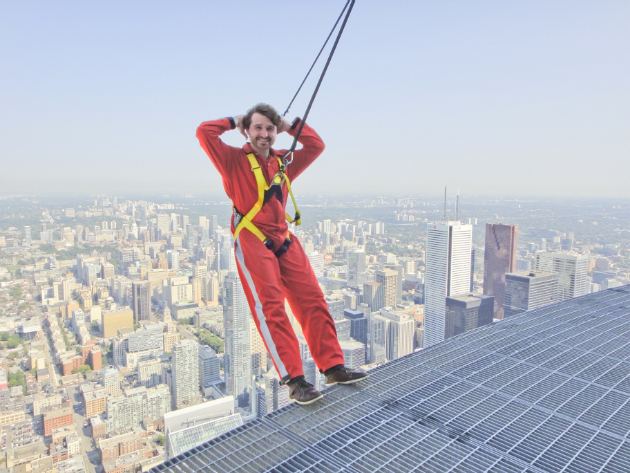 CN Tower Hanging Over Edge - Corbin Fraser