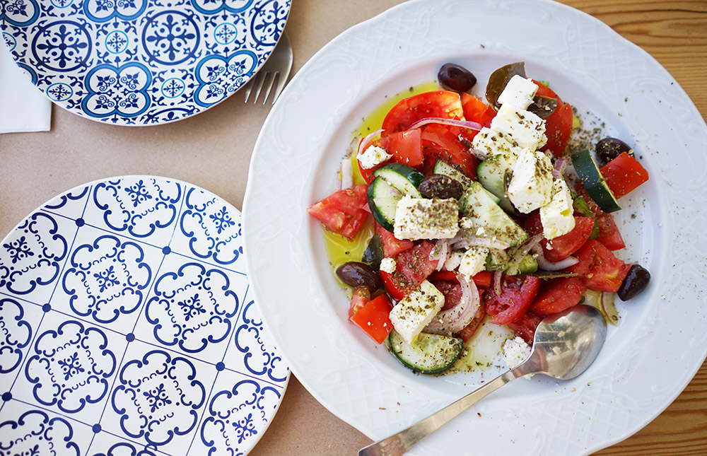 Greek Salad Mykonos Town