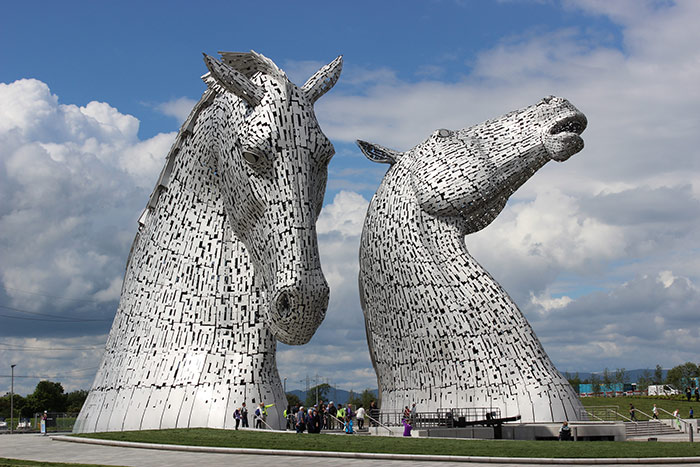 The Kelpies. Image by Steven Straiton via Flickr Creative Commons
