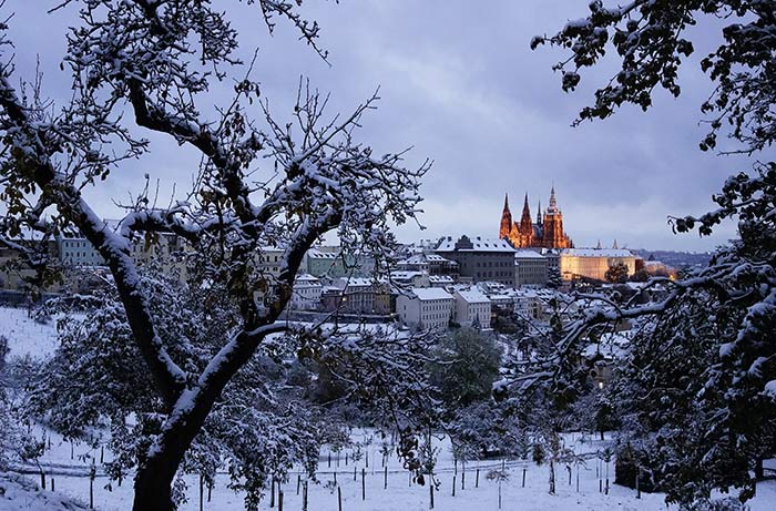 Prague Castle in Winter - © Prague City Tourism