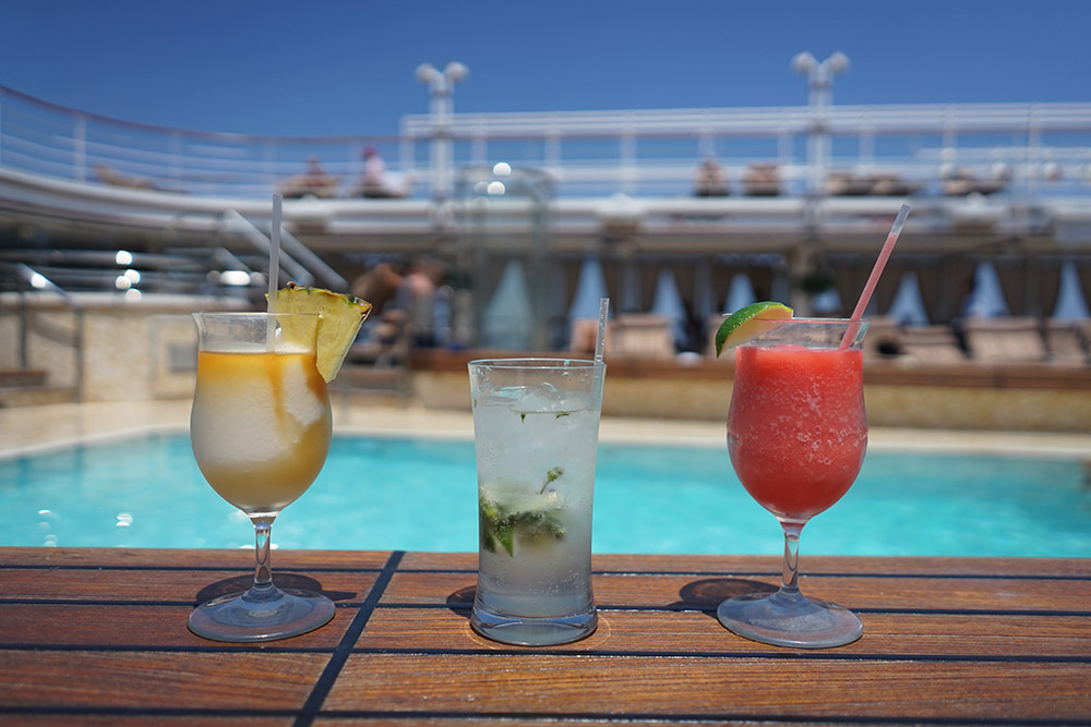 Silversea Pool Deck and Cocktails