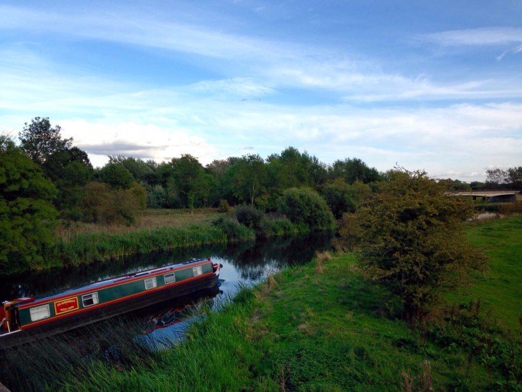 Canal boating in England