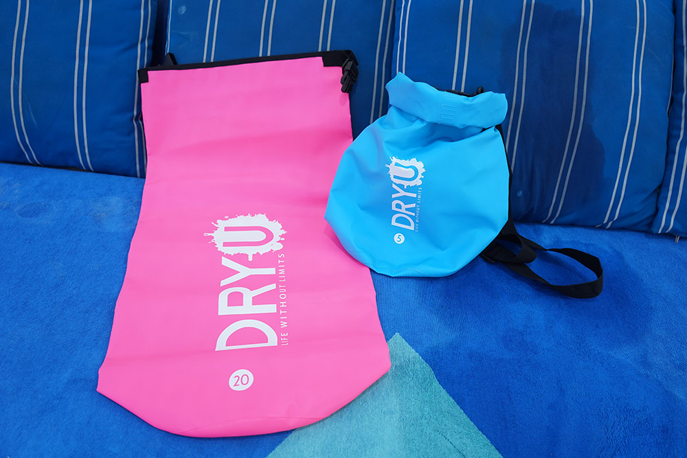 DRYU dry bags for travel