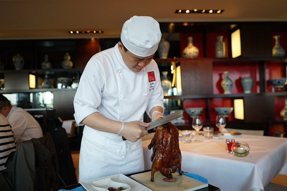 Min Jiang Chinese Restaurant London South Kensington - Wood Fired Duck