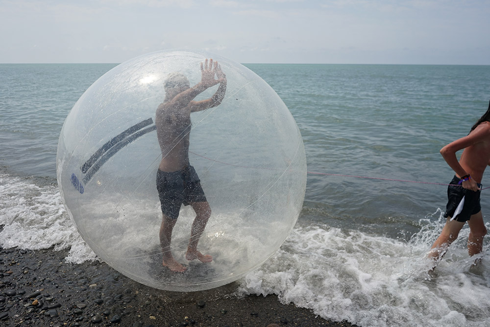 Ocean Zorbing at GEM Fest Anaklia