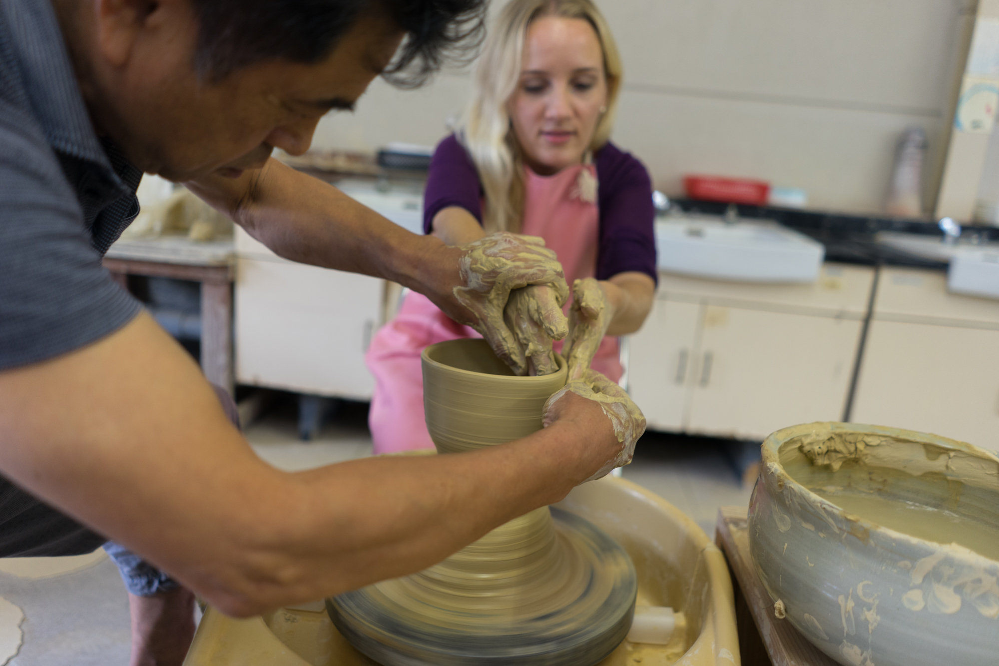 Making Pttery in Hagi, Yamaguchi Prefecture