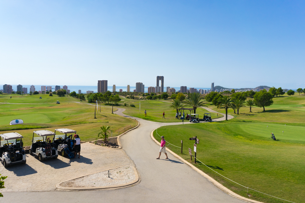 Golfing in Benidorm