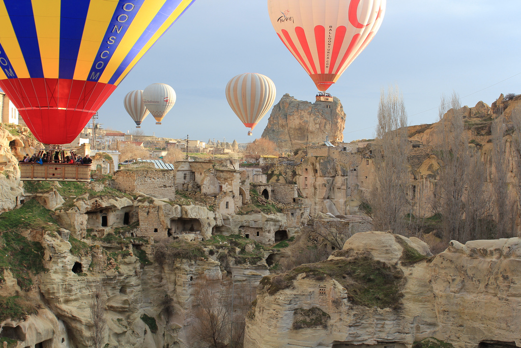 Cappadocia balloon trip, Ortahisar