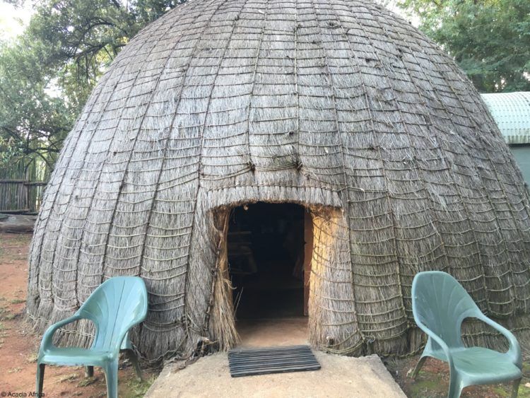 Beehive huts at Mlilwane Wildlife Sanctuary