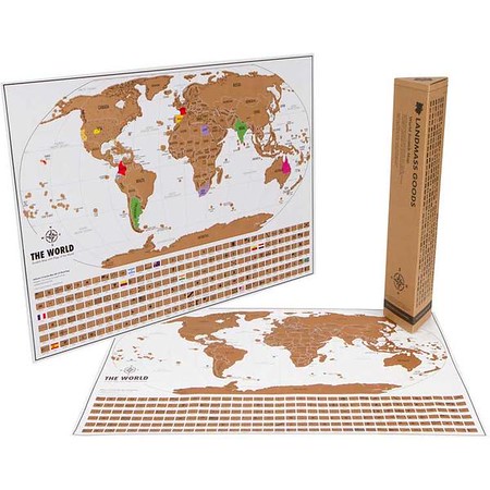 scratch off map gift