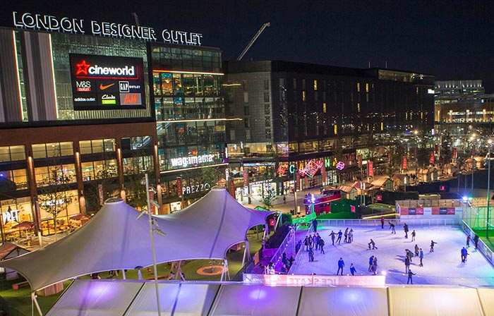 Ice Rink at the London Designer Outlet