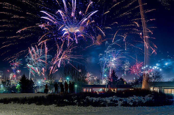 New Year's Eve. Image via Visit Reykjavík / Ragnar Th Sigurdsson
