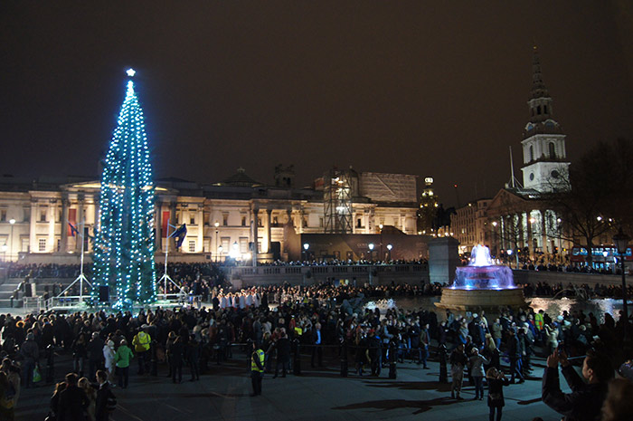 Trafalgar Square's Christmas Tree