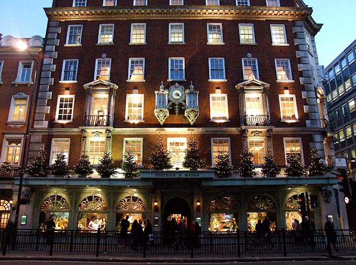 Fortnum's Christmas Store Front