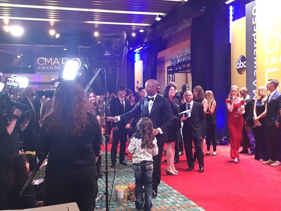 CMA Awards Red Carpet on camera hosting