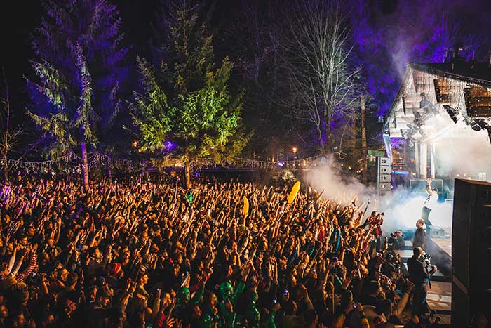 The crowd at Snowbombing Austria