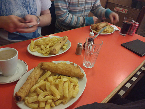 Beck's was closed so we went Fryer's delight instead
