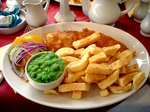 ... eat - in fish and chip meal, Bradford - on Avon, Wiltshire.