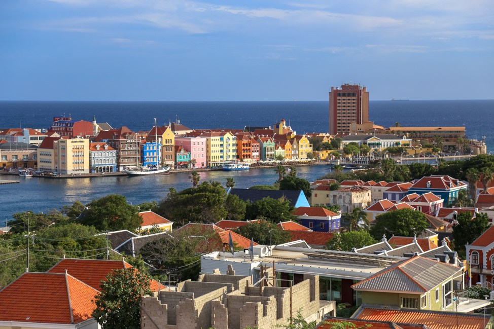 An Aerial View of Curacao