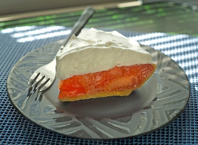 Grapefruit Pie at Lang's Taste of Florida Cafe