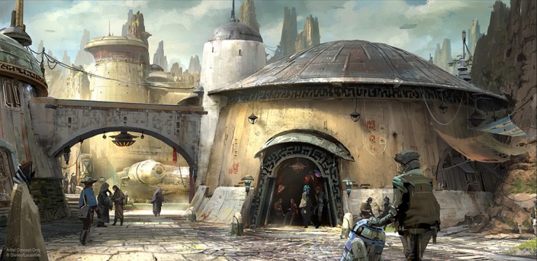 Disney wants guests to experience an immersion into the world of Star Wars when the themed lands open in 2019 at Disney World and Disneyland.