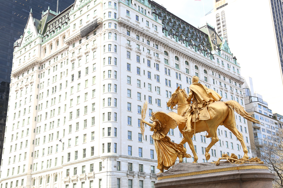 Staying at the Plaza Hotel in New York City
