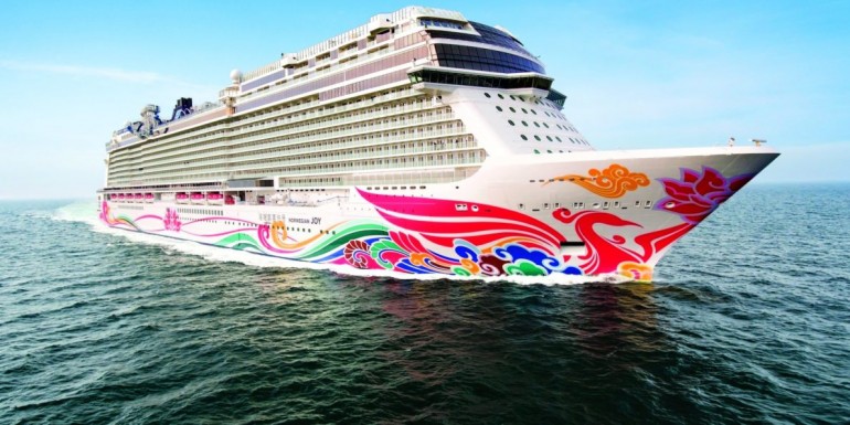 Norwegian Joy sea trial