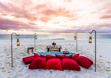 Honeymoon Beach on North Island, a Luxury Collection Resort, Seychelles.